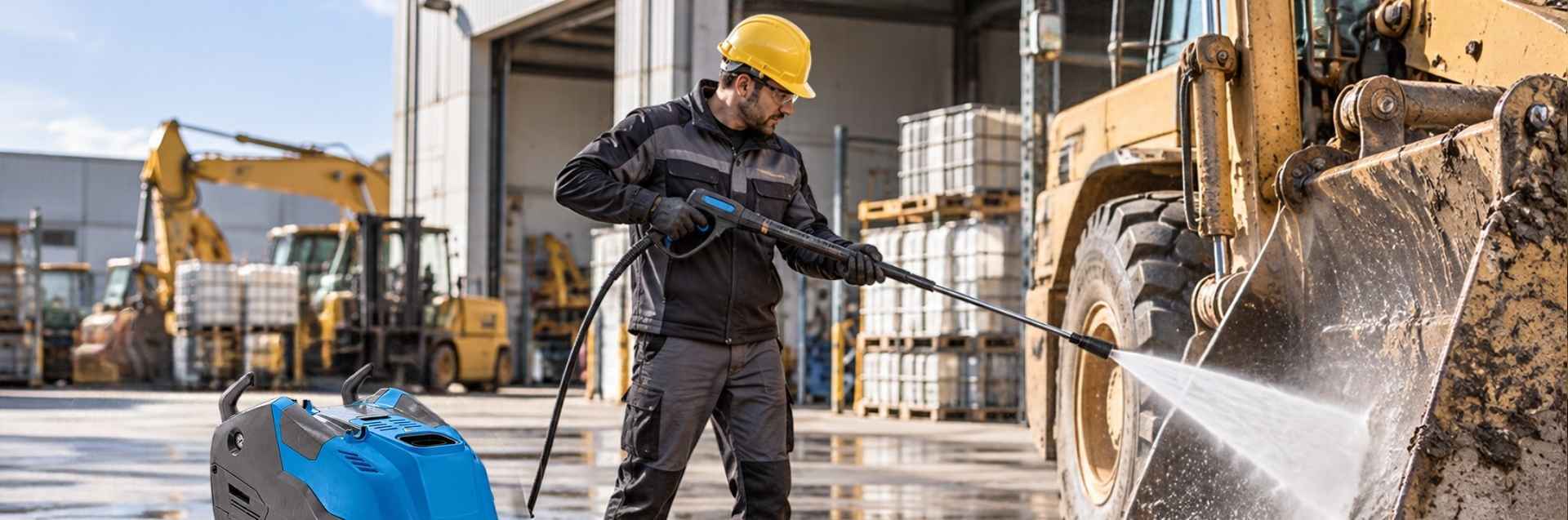elegir maquinaria para limpieza industrial